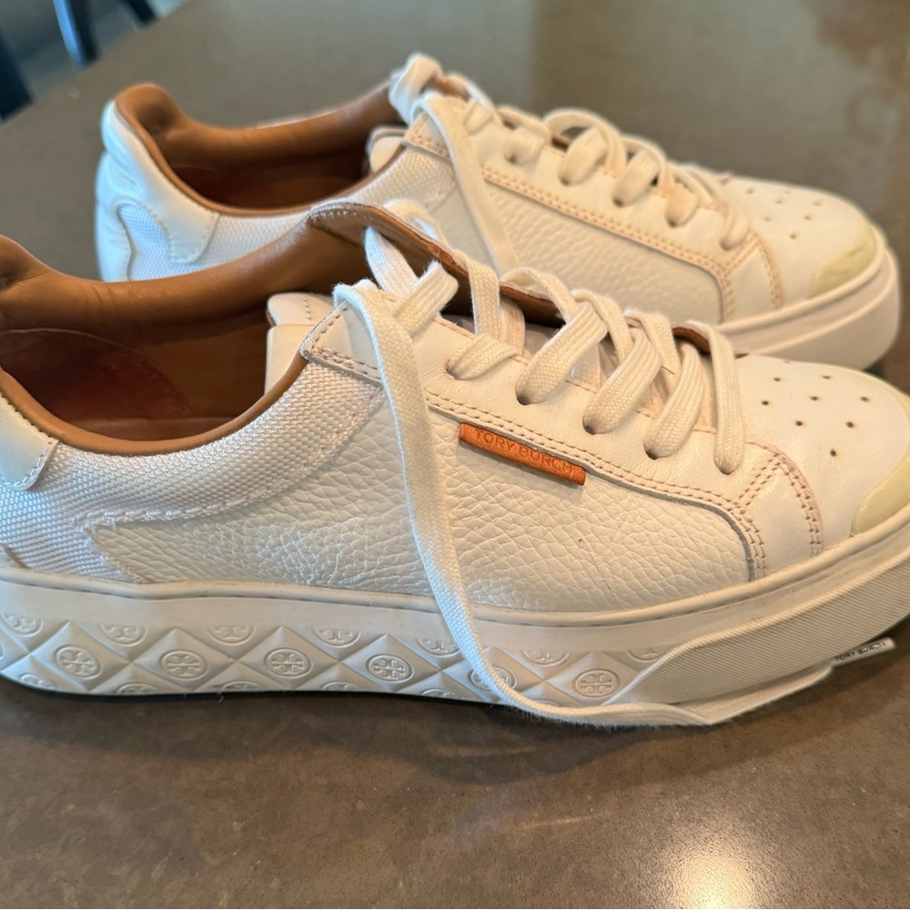 Tory Burch Leather Ladybug Sneaker